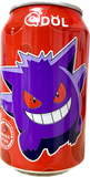 QDol - Pokémon GENGAR Strawberry Flavour / Bevanda Gassata gusto Fragola 330ml SOLO DA COLLEZIONE