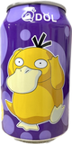 QDol - Pokémon PSYDUCK Grape Flavour / Bevanda Gassata gusto Uva 330ml SOLO DA COLLEZIONE