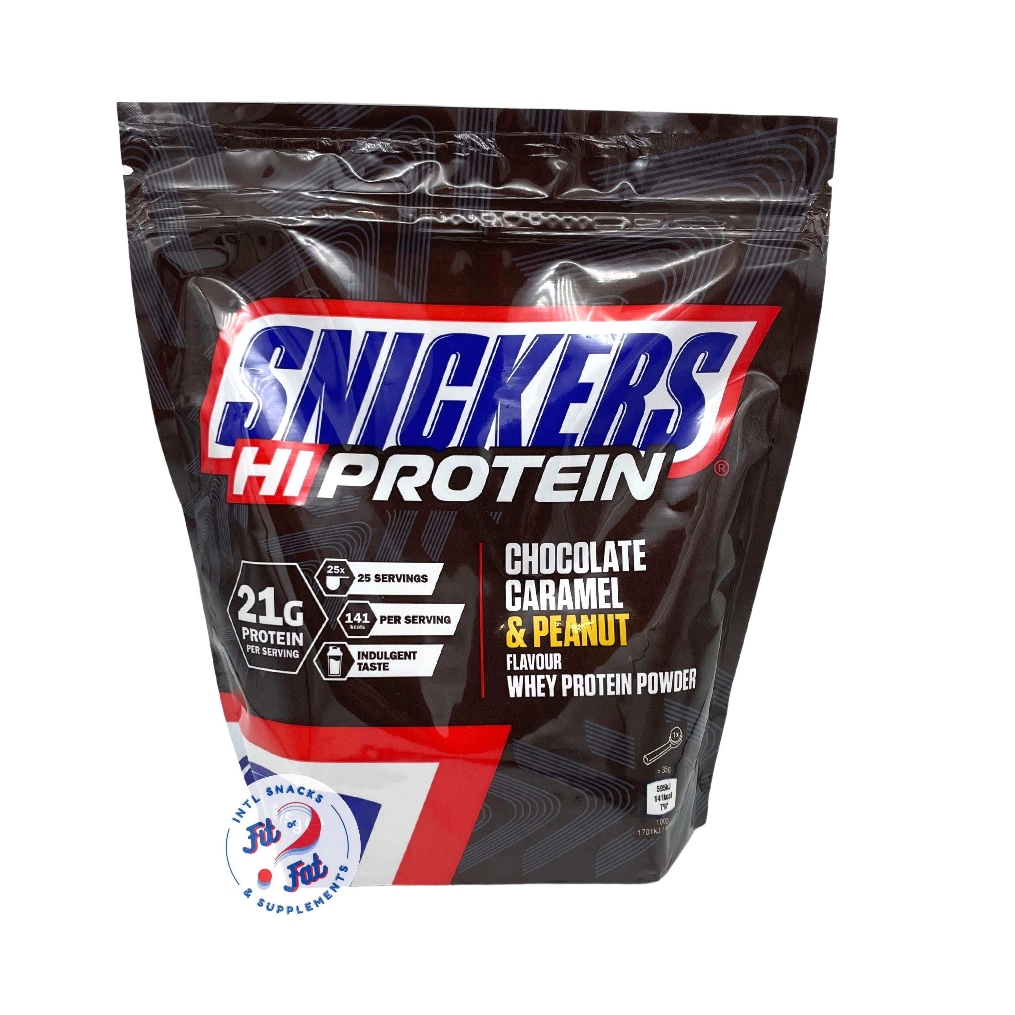 Snickers Whey Protein Caramel Chocolate & Peanut