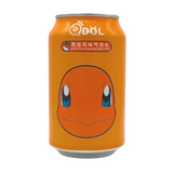 QDol - Pokémon CHARMENDER Lychee Flavour / Bevanda Gassata gusto Litchi 330ml SOLO DA COLLEZIONE