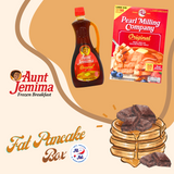 Pearl Milling Company ( Aunt Jemima) Breakfast Box - Pancake & Waffle Original Mix and Syrup / Box Sciroppo D'Acero + Preparato Per Pancake