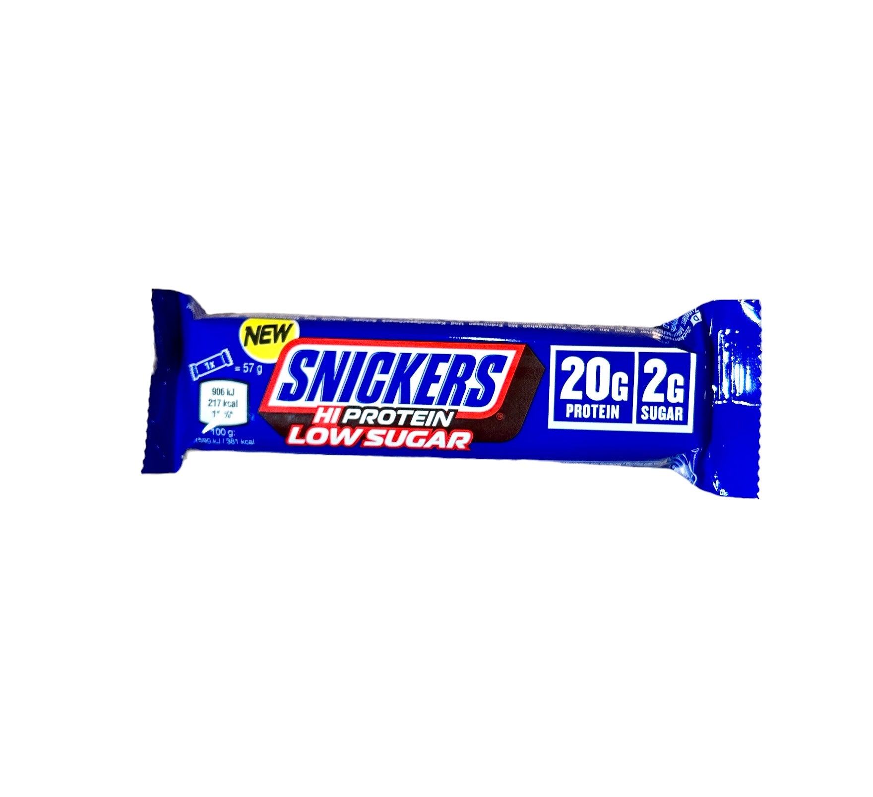 Mars - Snickers HiProtein Low Sugar Chocolate Peanut and Caramel / Barretta Proteica Snickers Low Sugar gusto Cioccolato Arachidi e Caramello  57g
