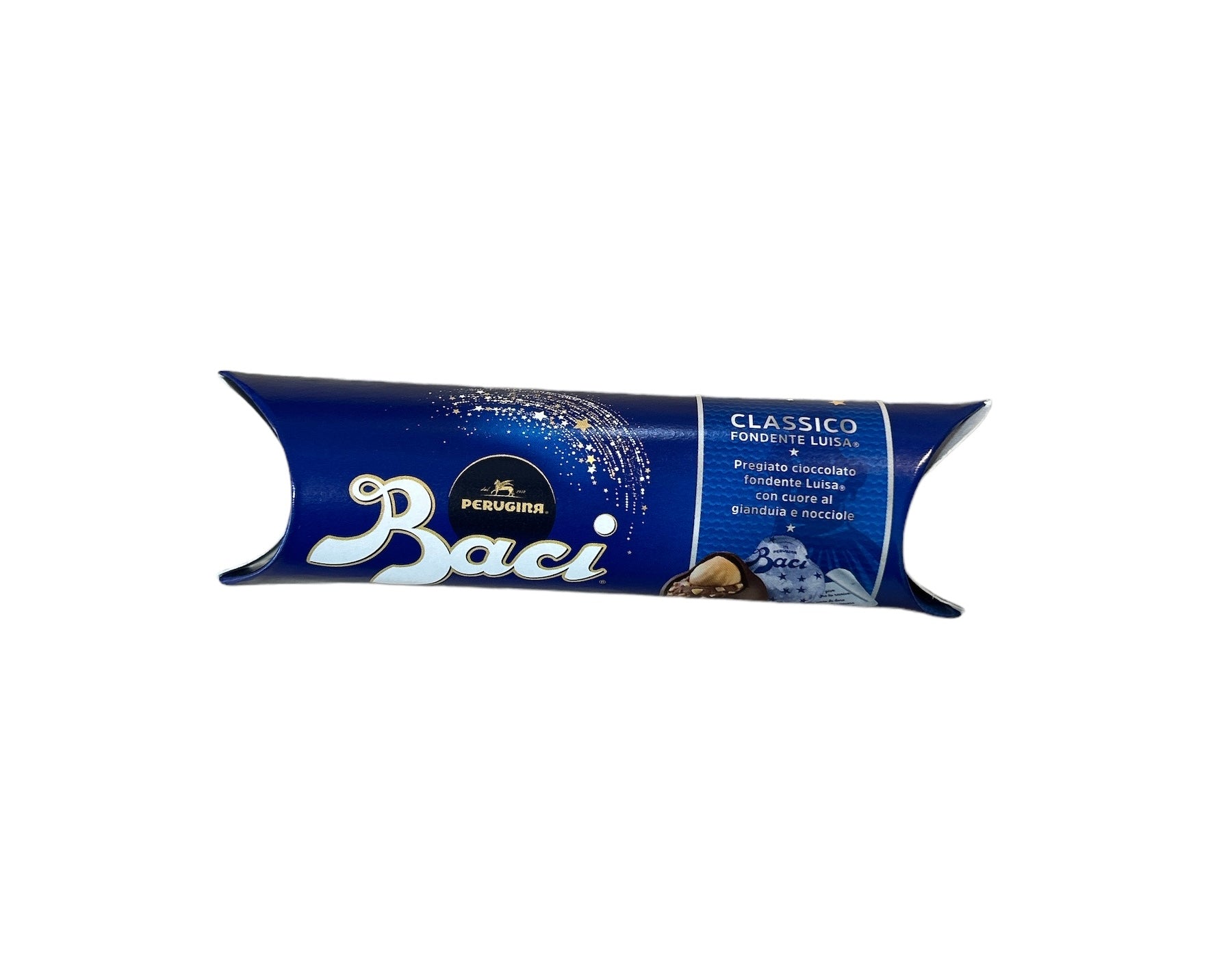 Baci Perugina - Pralina di Cioccolato Fondente Extra Ripieno con Nocciole / Tubo da 3pz 37.5g