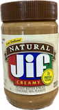 Jif - Natural Creamy Peanut Butter 454g OFFERTA SCADENZA 12/23
