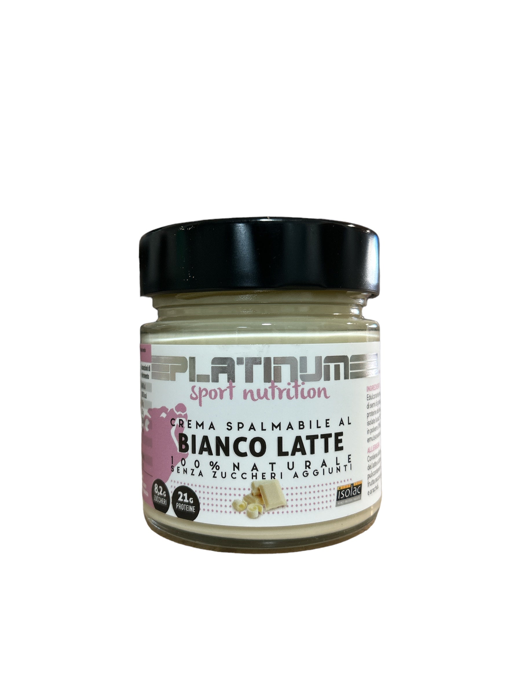 PLATINUM SPORT NUTRITION  - Crema Proteica Spalmabile gusto BIANCO LATTE 250g