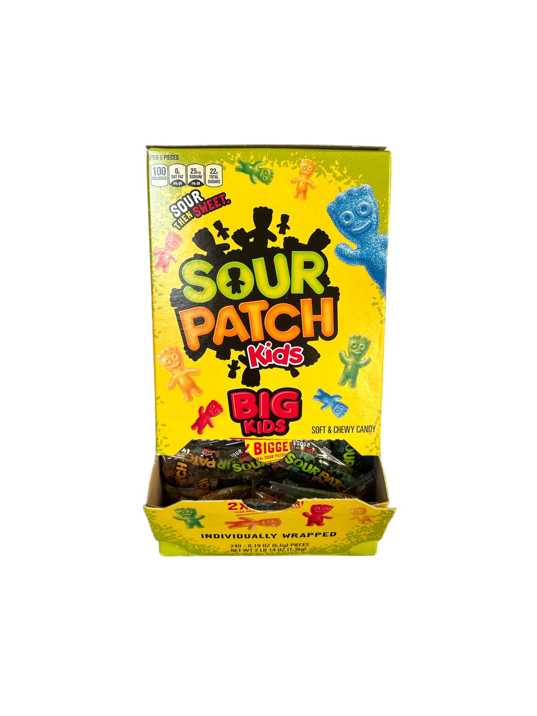 Sour Patch Kids - Soft & Chewy Candy Individually Wrapped / Caramelle Aspre confezionate singolarmente  1pz 5.5g