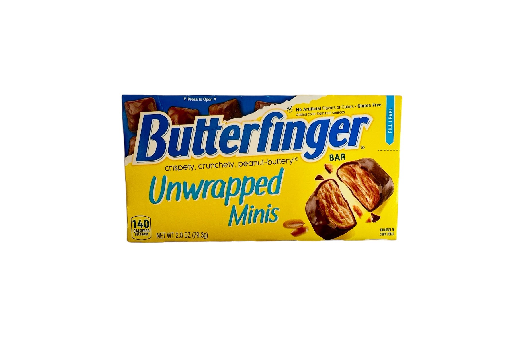 Butterfinger - Unwrapped Minis Bar / Mini Barrette al Burro di Arachidi 79.3g