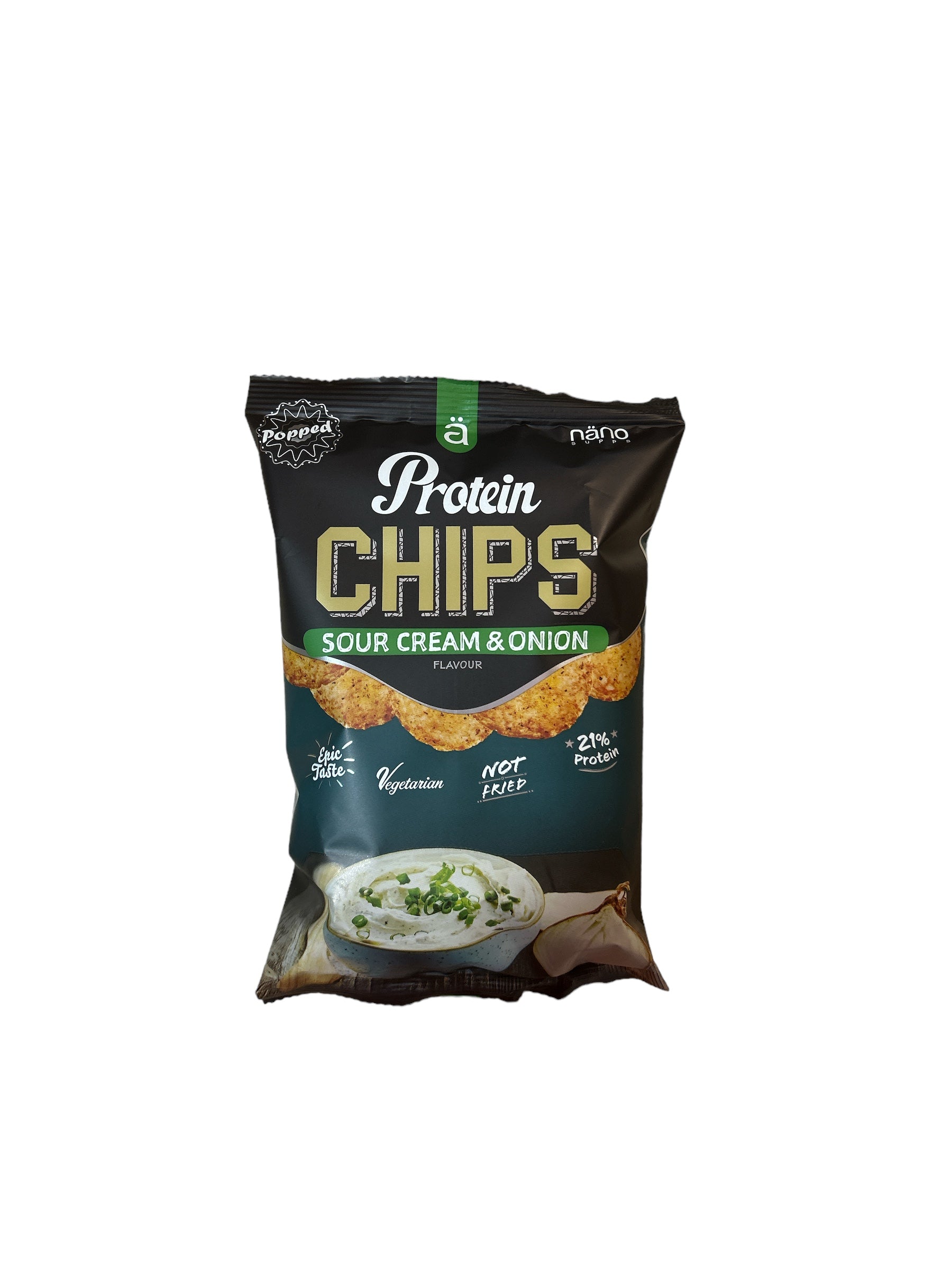 Nano Supps - Protein Chips Sour Cream & Onion / Chips Proteiche gusto Panna Acida e Cipola 40g