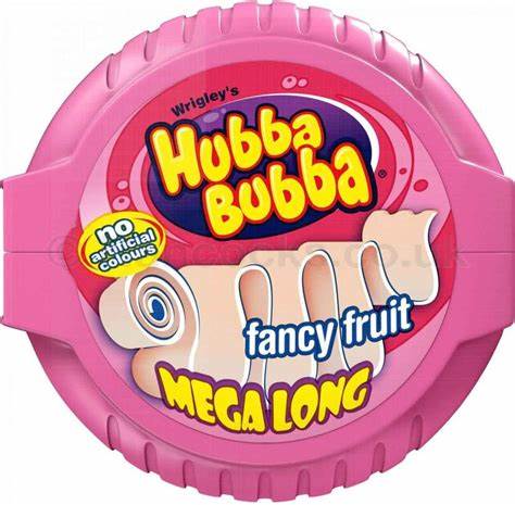 Wrigley's - Hubba Bubba Mega Long - Fancy Fruit 56g