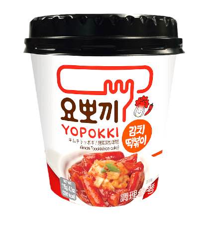 Yopokki - Tteokbokki Gnocchi di Riso Coreani al Kimchi 120g