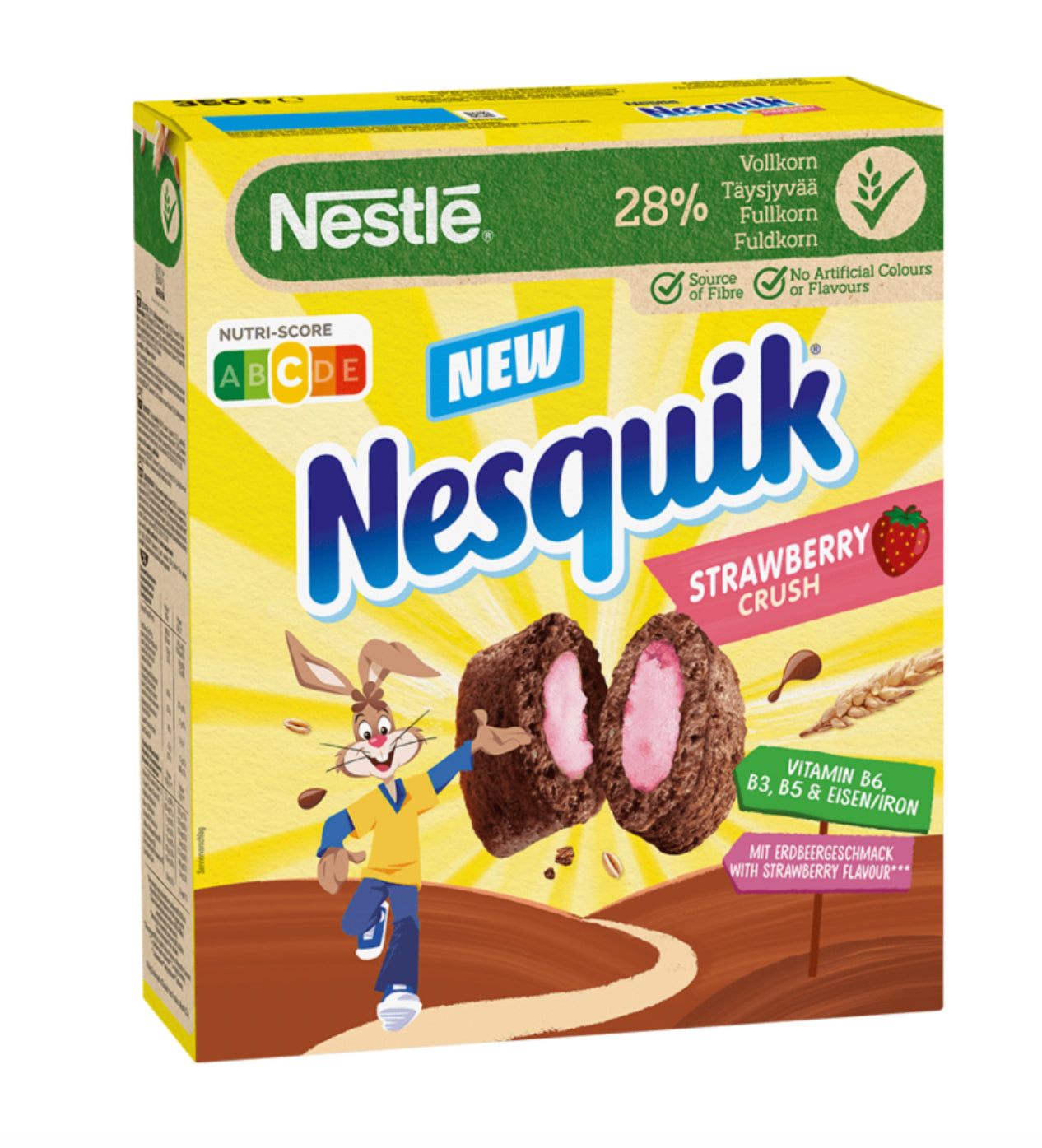Nestle - Nasquik Strawberry crush 350g OFFERTA SCADENZA 11/23 – Acquista  Online al Miglior Prezzo - Fit or Fat Market