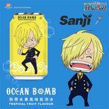 Ocean Bomb - One Piece SANJI Tropical Fruit Flavour / Bibita Frizzante gusto Frutta Tropicale 330ml