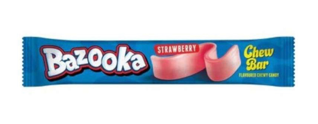 Bazooka - Chew bar gusto Strawberry 14g