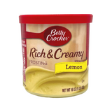 Betty Crocker - Rich & Creamy Frosting Limone 453g