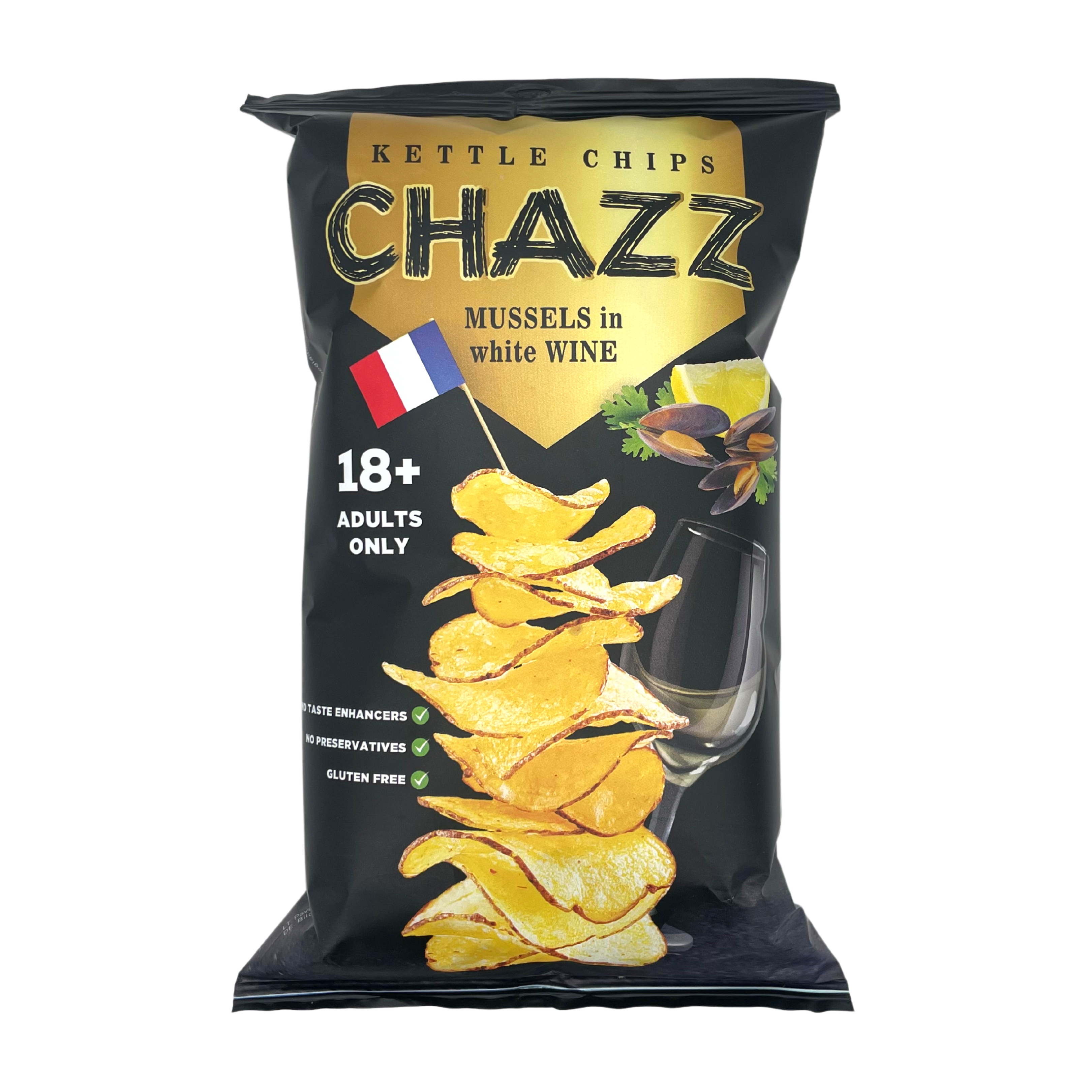 Chazz - Potato Chips Mussels in White Wine 90g