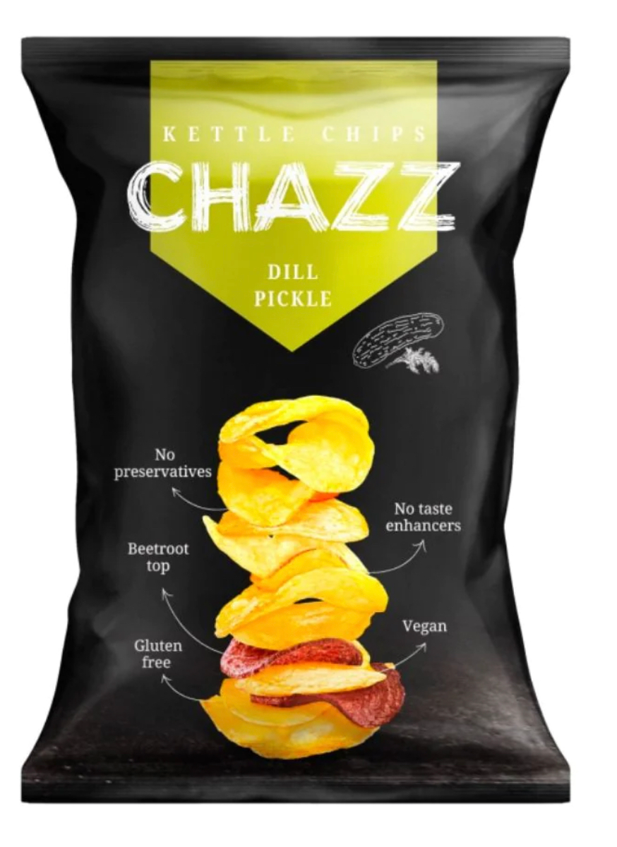 Chazz - Potato chips Dill Pickle 90g