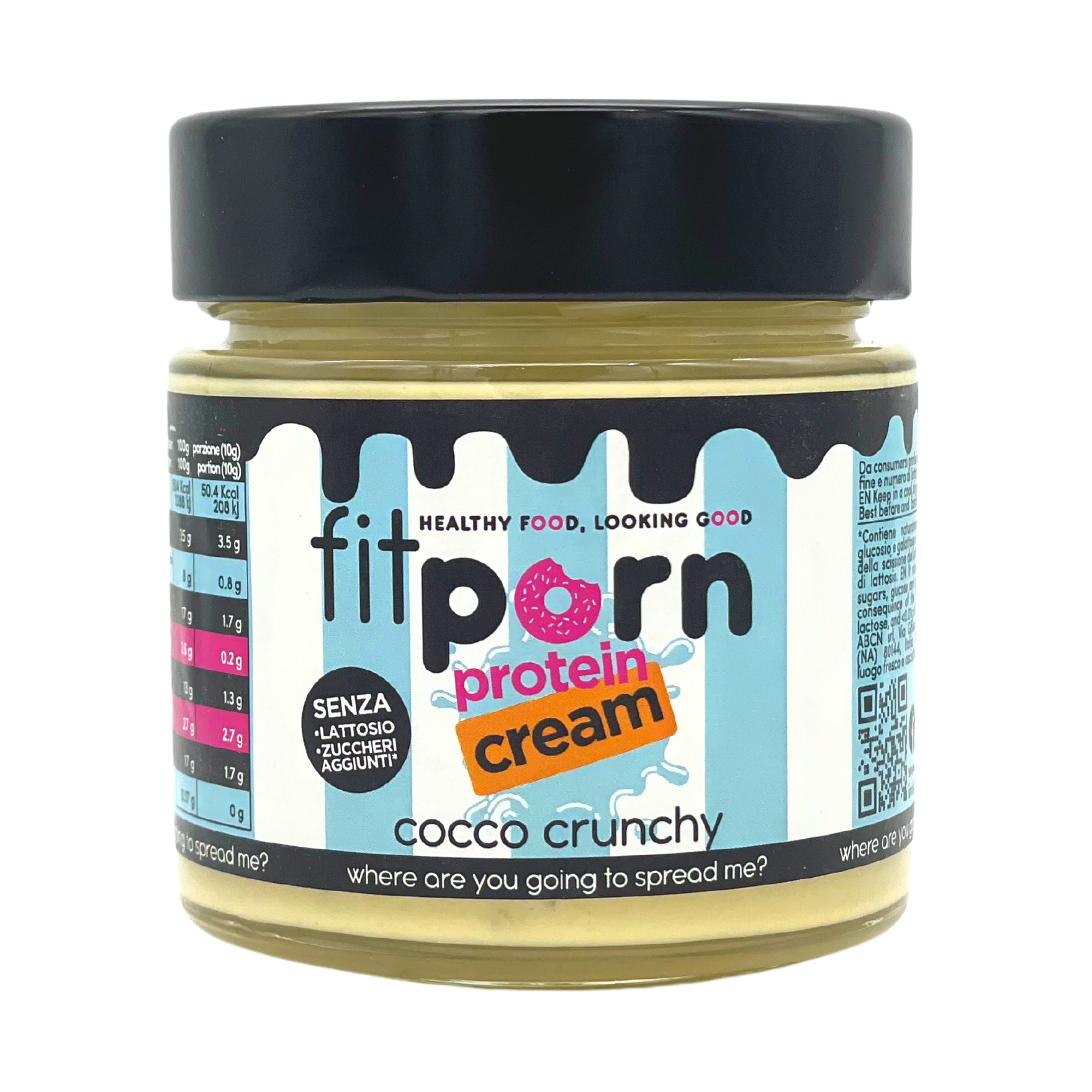 FitPorn - Crema proteica gusto Cocco Crunchy 200g