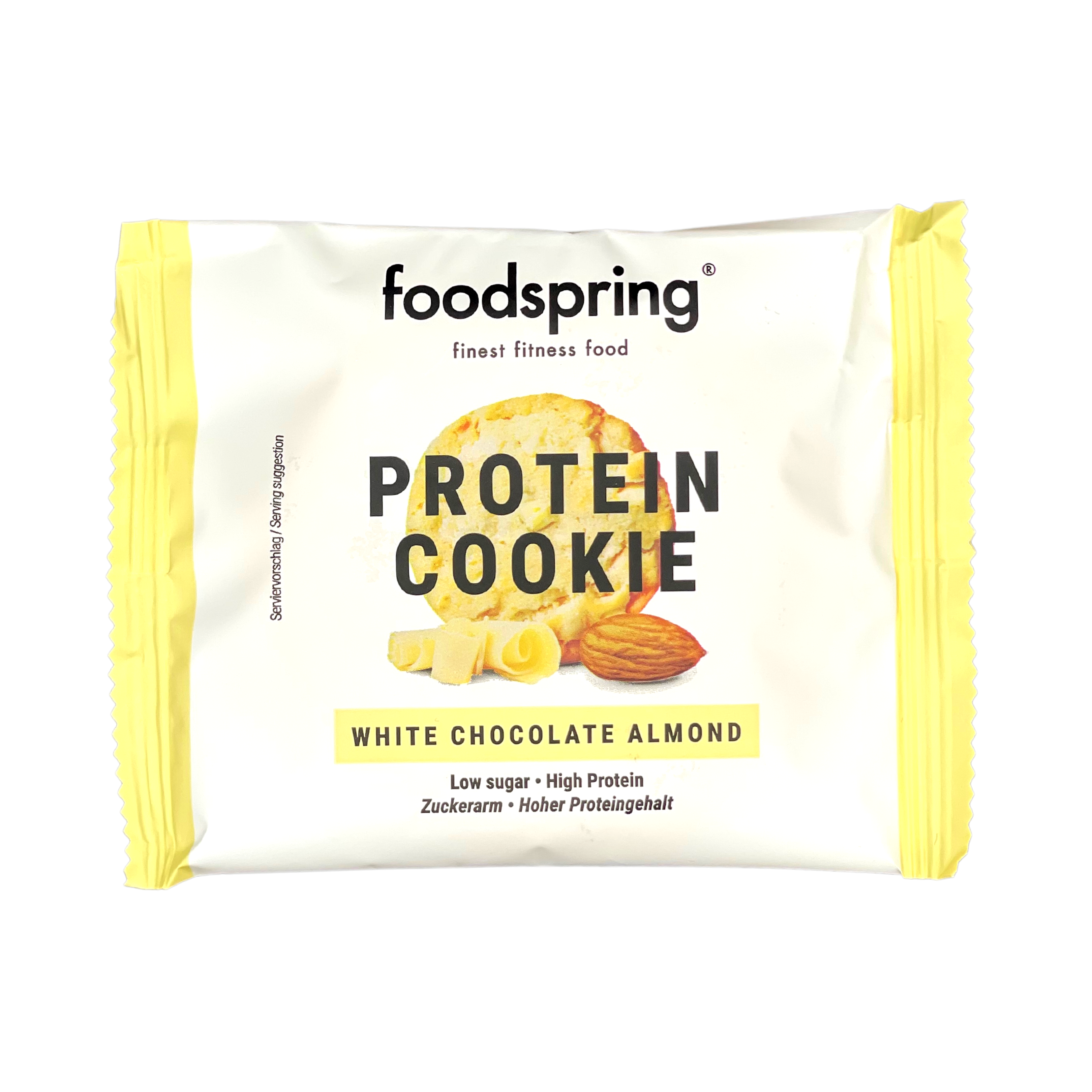 Foodspring - Protein Cookie gusto Cioccolato bianco e mandorle 50g