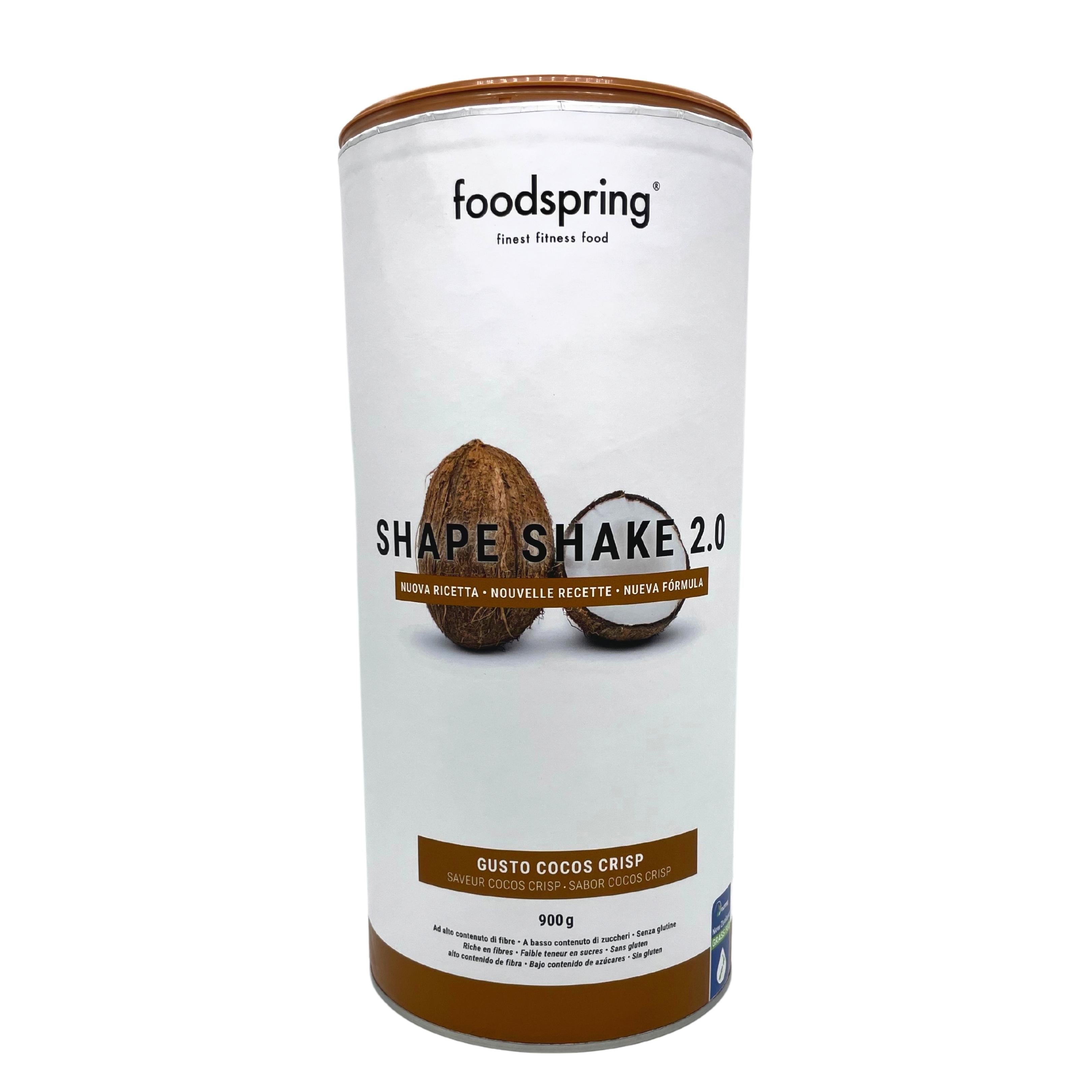 Foodspring- Shape Shake 2.0 - Sostitutivo del pasto gusto Cocco