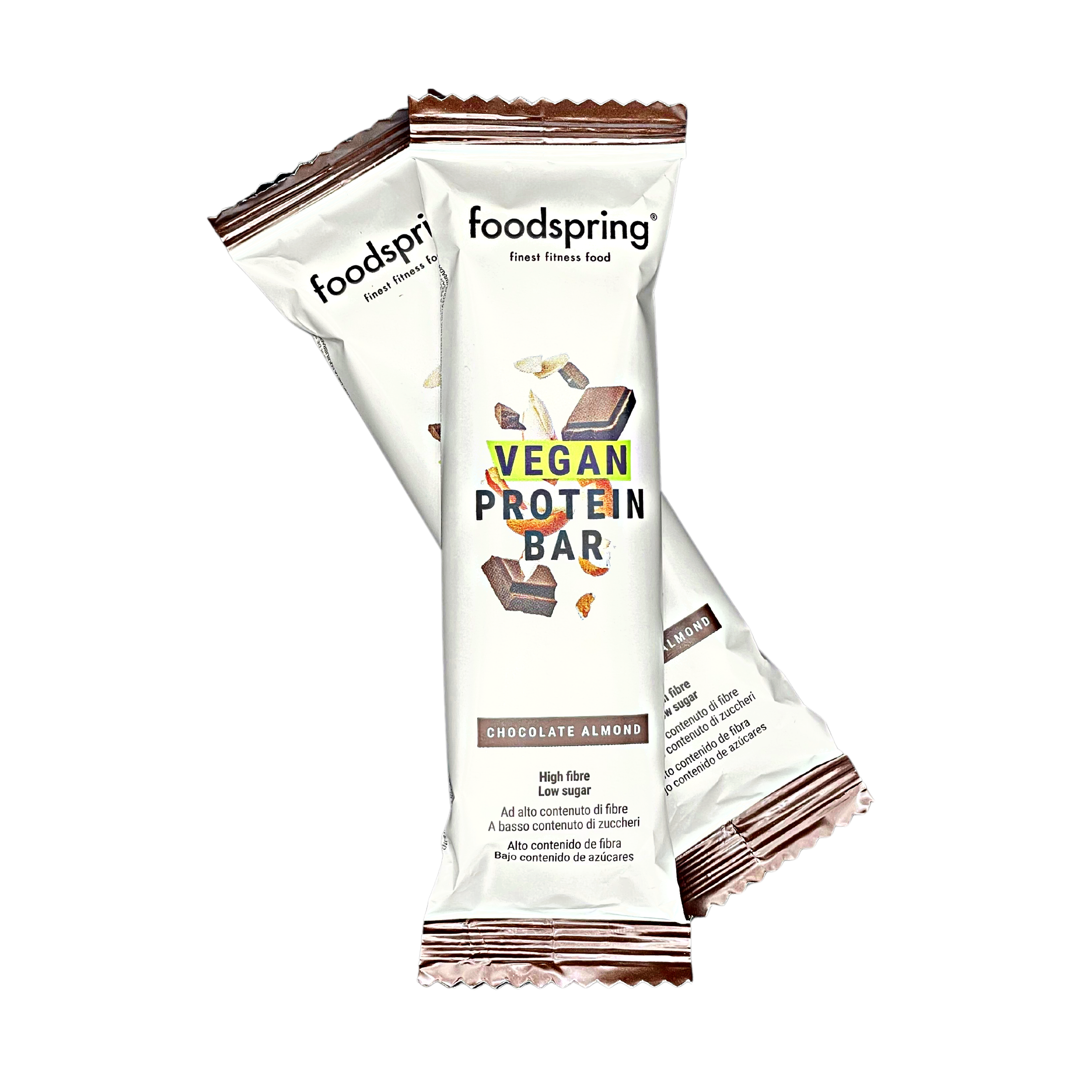 Foodspring - Barretta Proteica Vegana - Cioccolato e Mandorla 60g