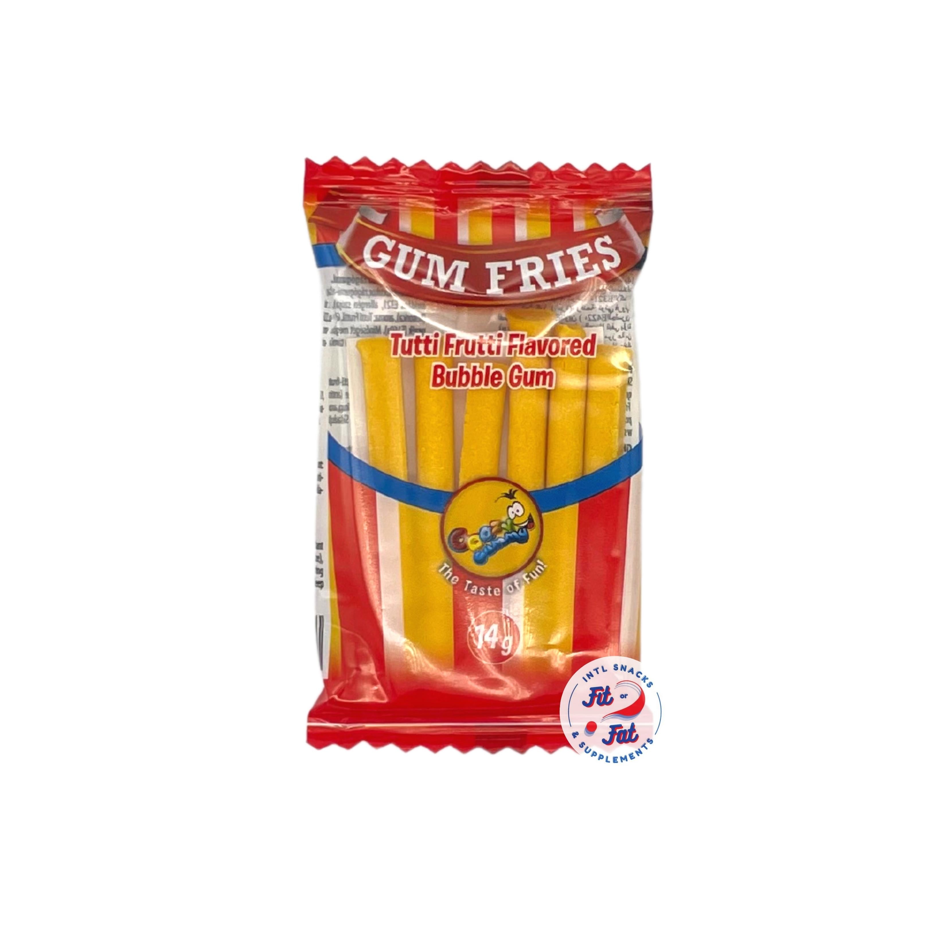 Gum Fries Tutti Frutti Flavored