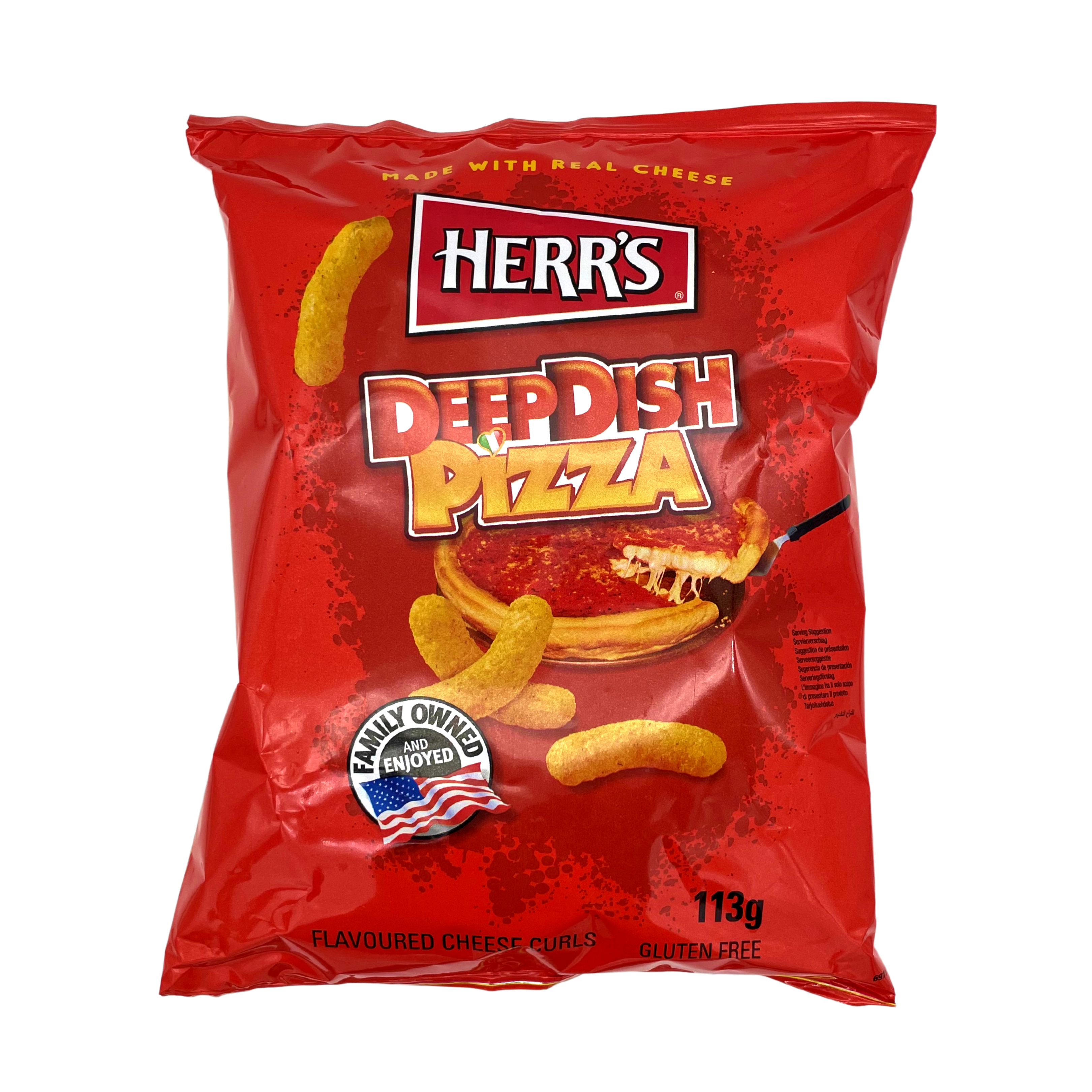 Herr's - DeepDish Pizza 113g OFFERTA SCADENZA 10/23 – Acquista Online al  Miglior Prezzo - Fit or Fat Market