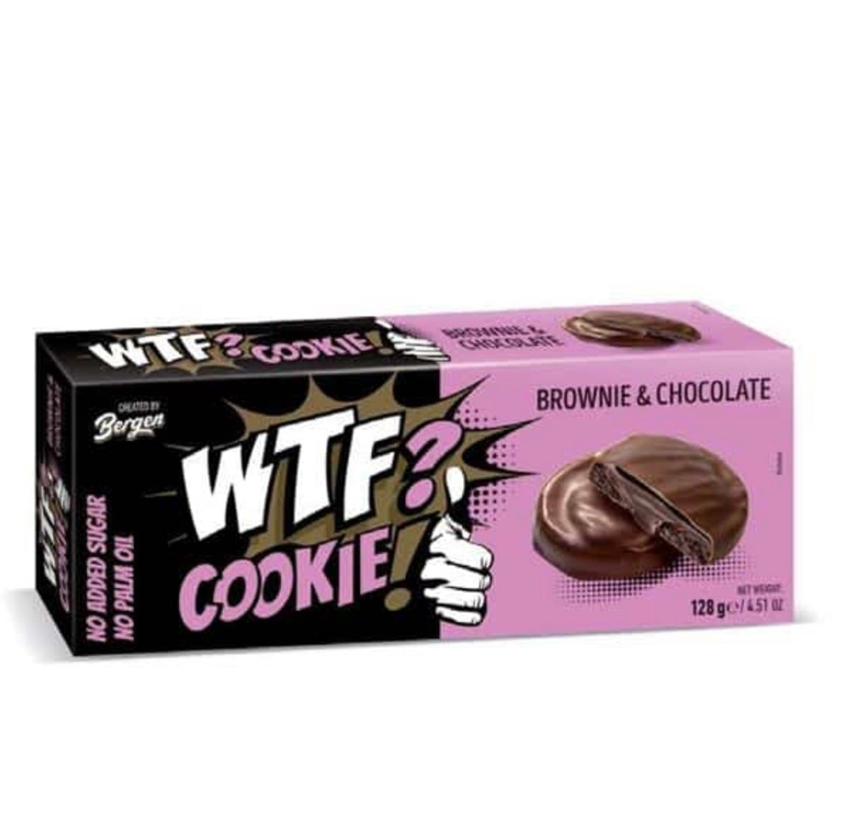 Bergen - WTF? COOKIE! Gusto Brownie & Chocolate 128g