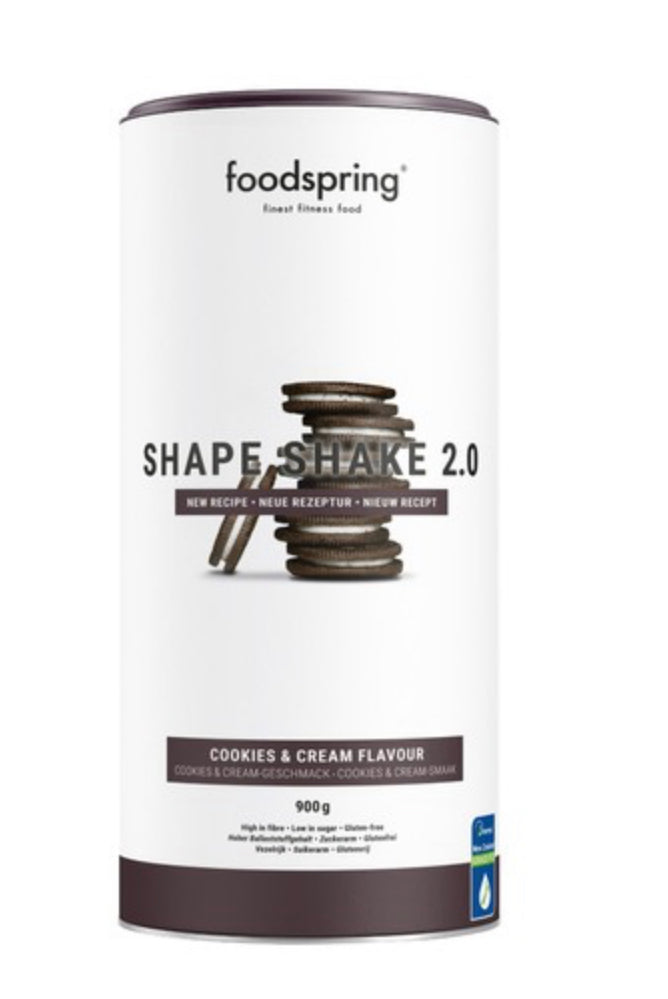 Foodspring - Shape Shake 2.0 gusto Cookies & Cream 900g