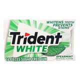 Trident - White gusto Spearmint 16 chewing gum