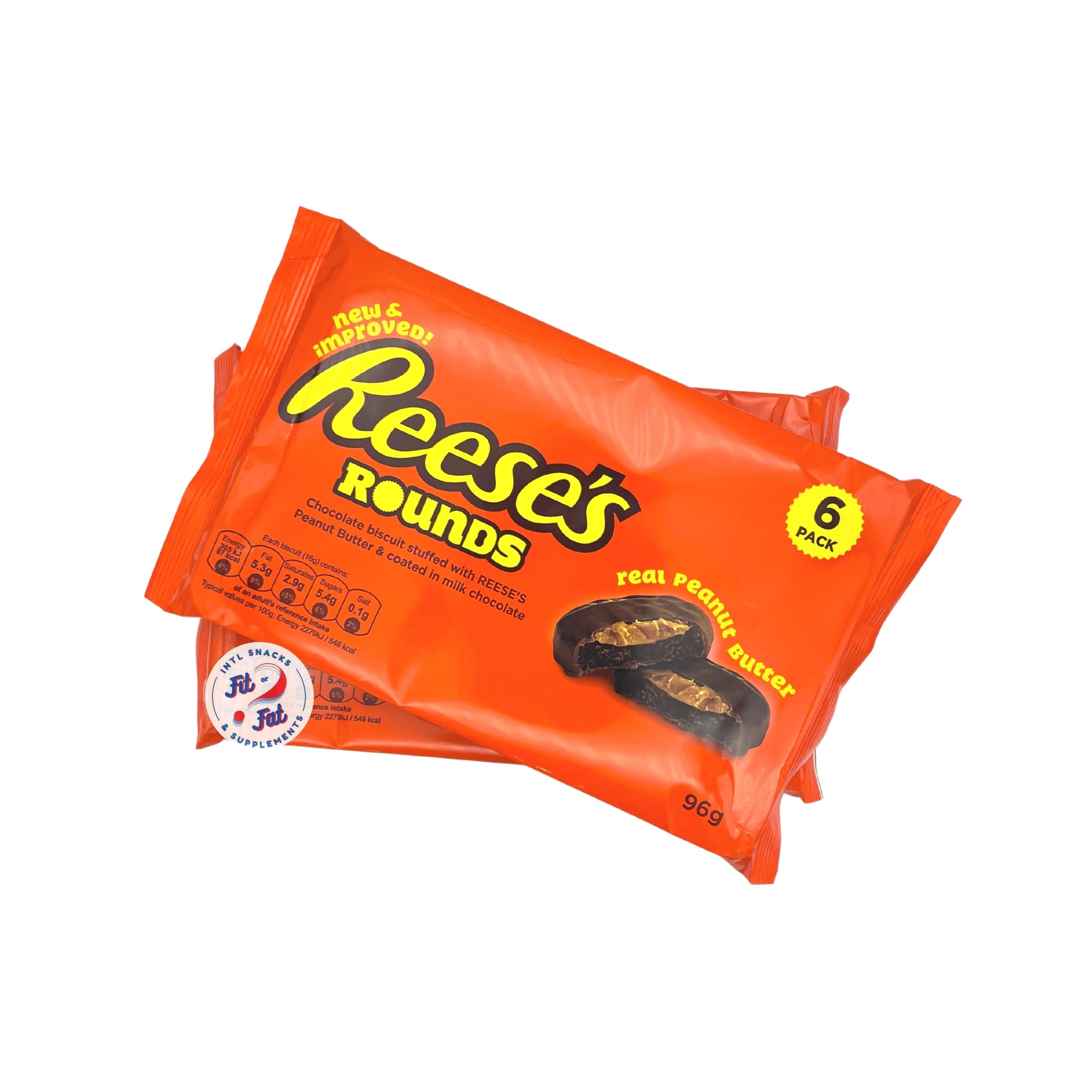 Reese Rounds Reese's Peanut Butter Rounds – Acquista al Miglior Prezzo su Fit or Fat ...