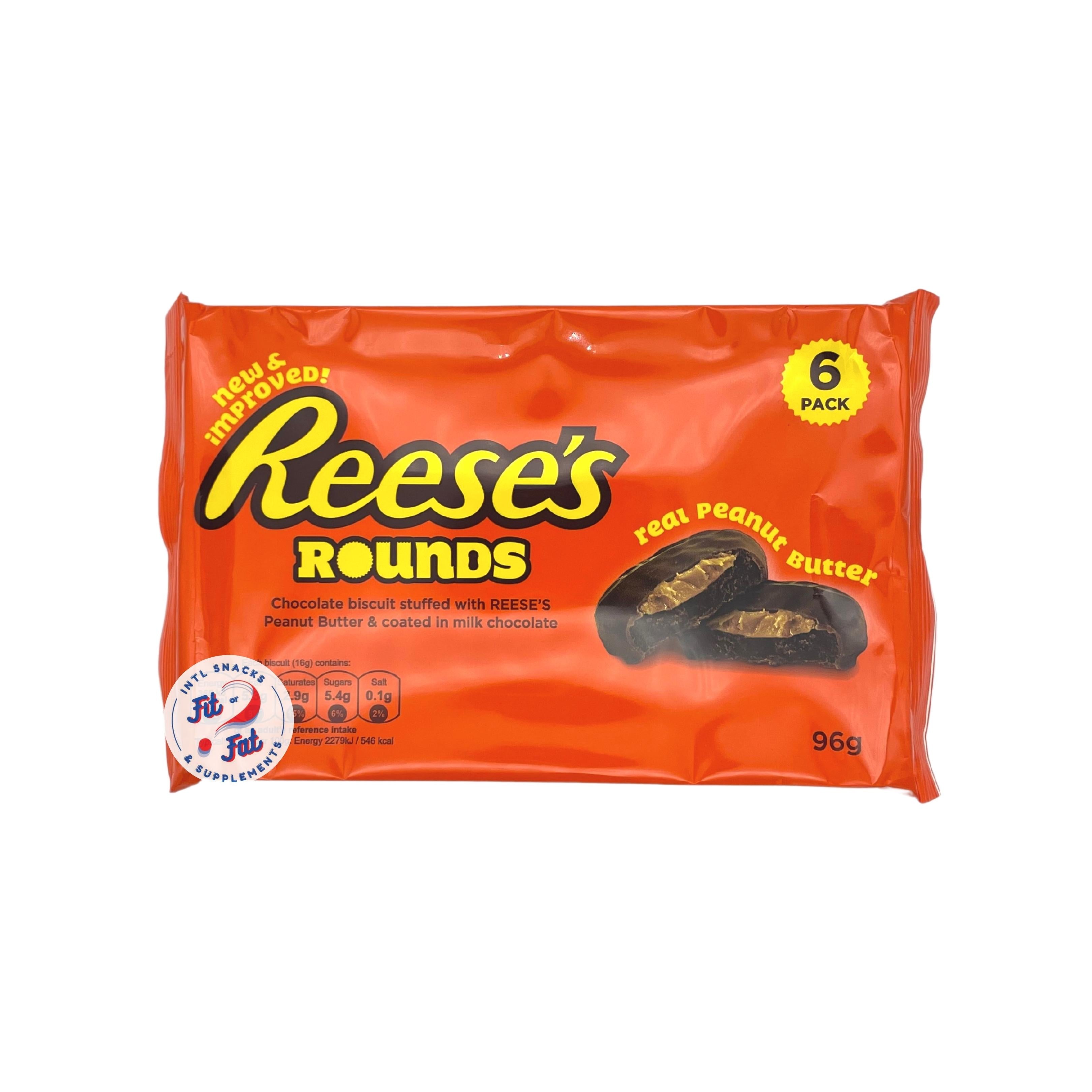 Reese Rounds Reese's Peanut Butter Rounds – Acquista al Miglior Prezzo su Fit or Fat ...