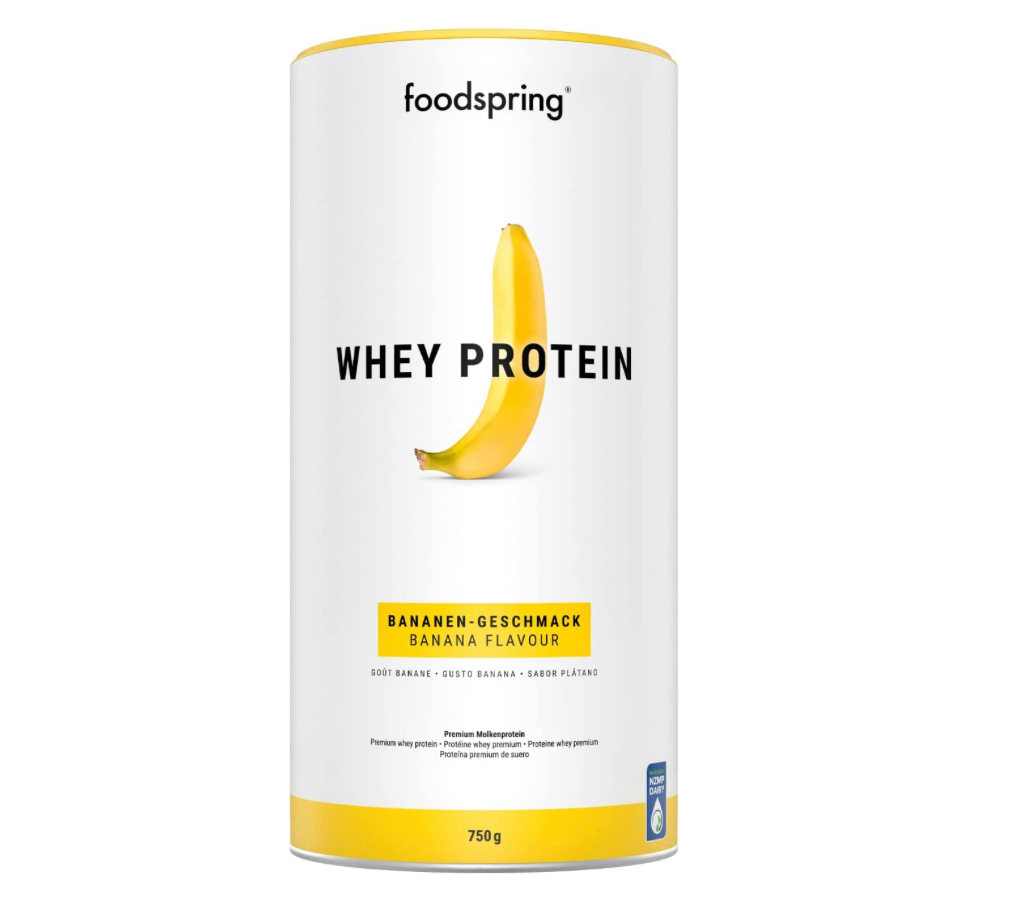 Foodspring  - Proteine Whey gusto Banana 750g