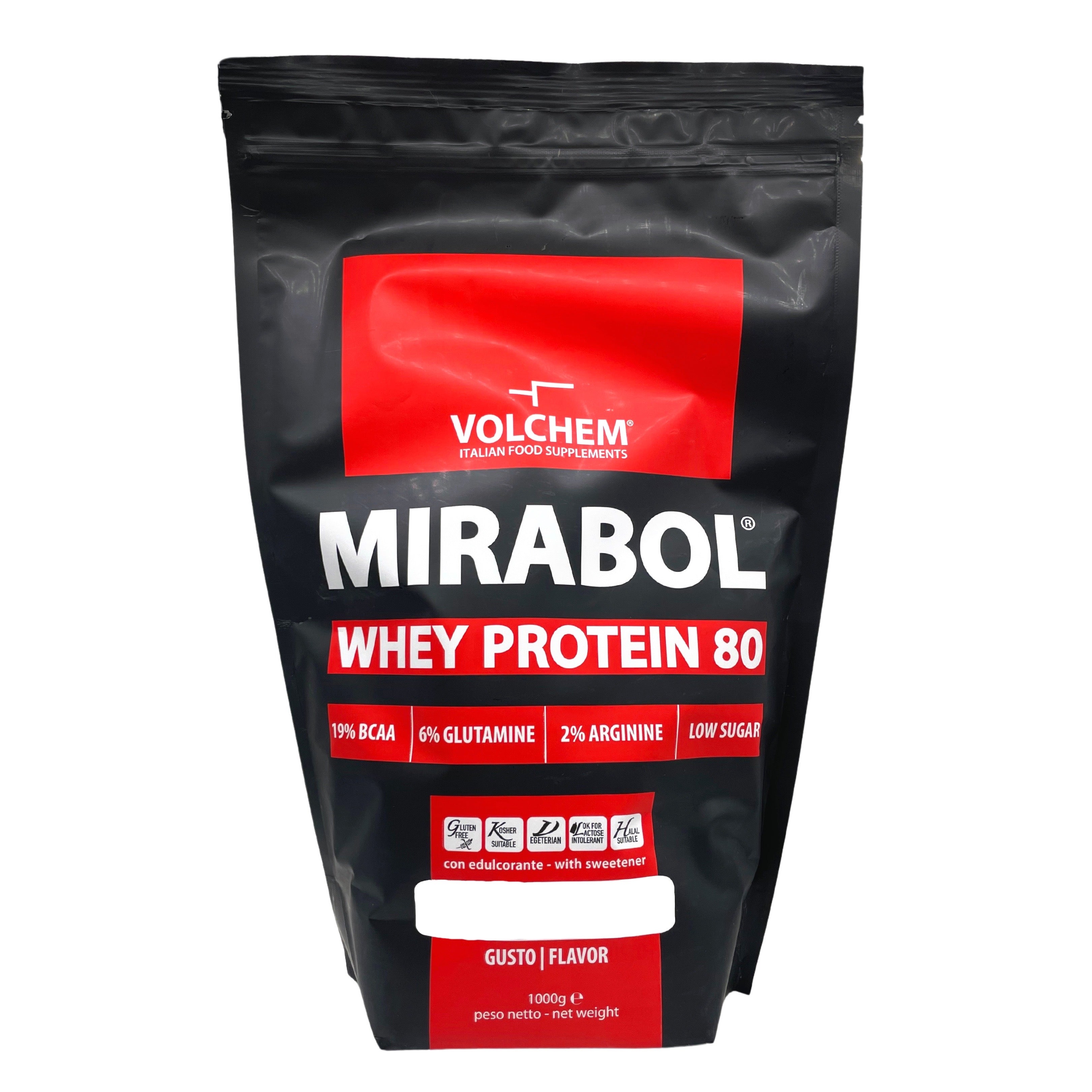 Volchem Mirabol Whey Protein 80% Nocciola 1kg