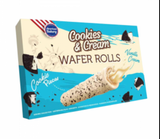 American Bakery - Wafer Rolls gusto Cookies e vaniglia 120g OFFERTA SCADENZA 9/24
