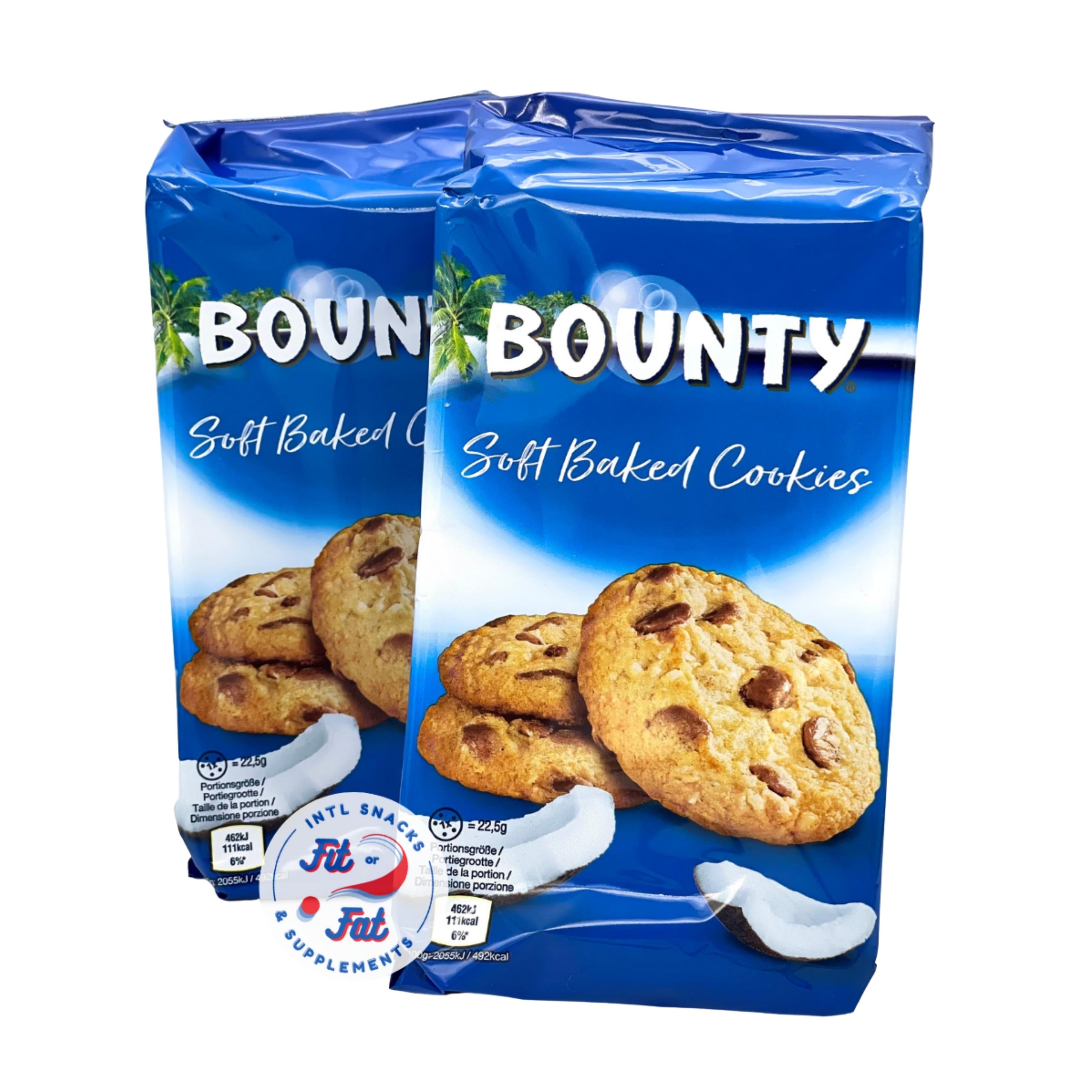 Bounty - Soft Baked Cookies / Biscotti Morbidi al Cocco 180g