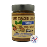 BPR Nutrition - Peanut Butter 100% CRUNCHY / Burro di Arachidi con Granella Croccante 300 g