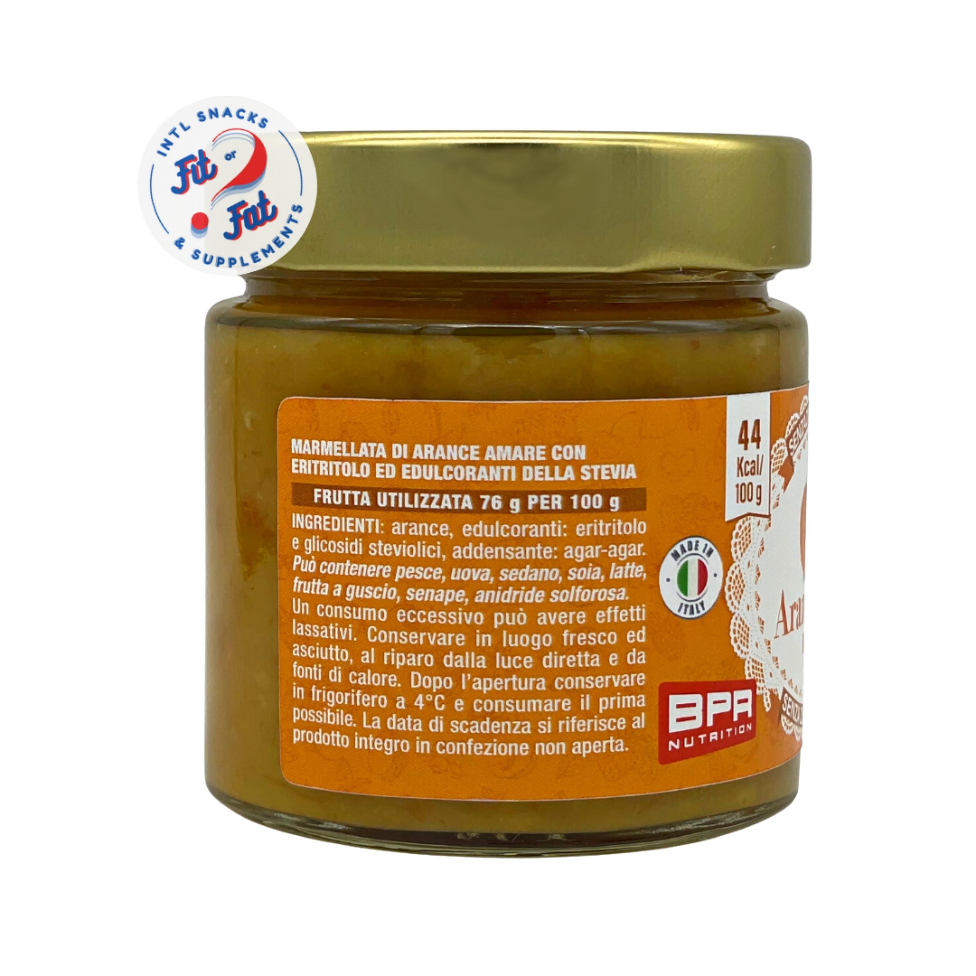 Bpr Nutrition - Marmellata Arance Amare con stevia 200g