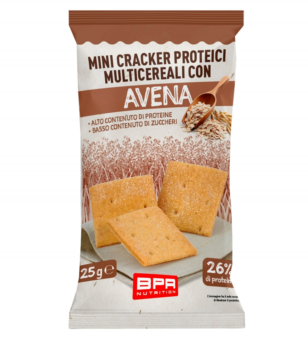 Bpr Nutrition - Mini Crackers Proteici multicereali con Avena 25g