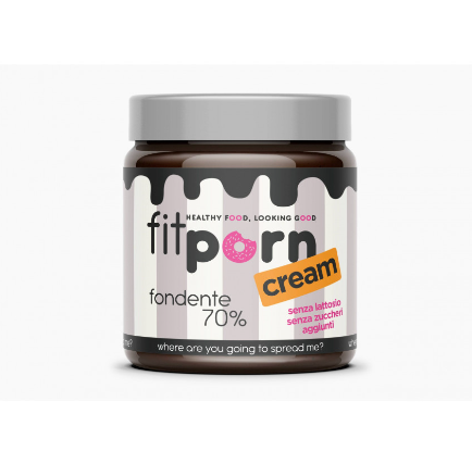 FitPorn - Crema Proteica al Cioccolato Fondente 70% 200g