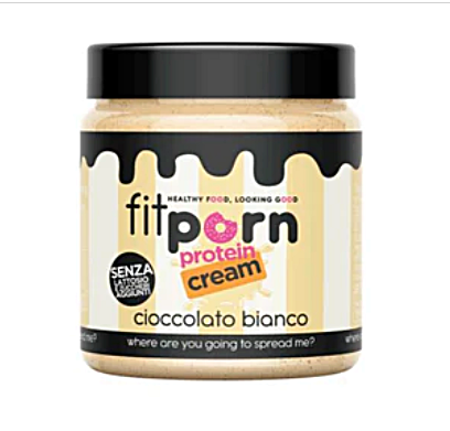 FitPorn - Crema Proteica al Cioccolato Bianco 200g