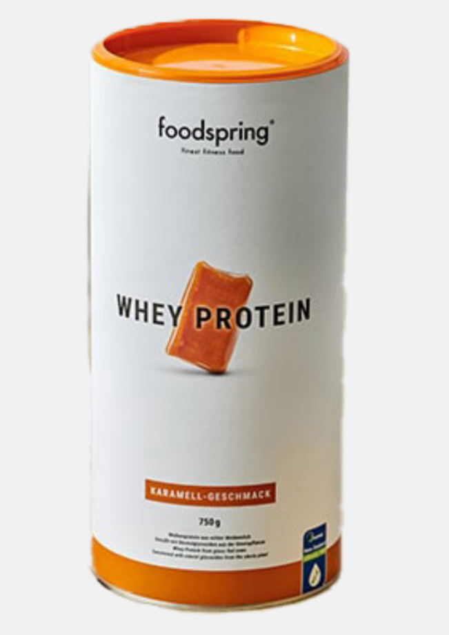 Foodspring - Proteine Whey gusto Caramello 750g