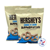 Hershey's - Cookies 'n' Creme Dipped Pretzel / Pretzel ricoperti di Cioccolato Bianco 120g