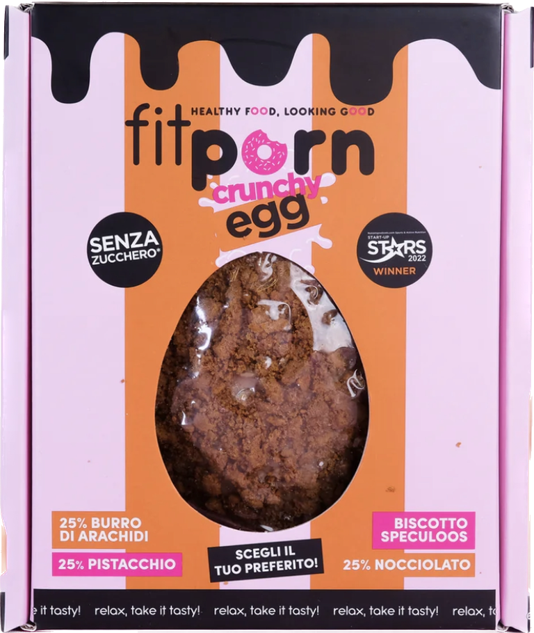 FitPorn - Uovo di Pasqua Biscotto Speculoos senza Zuccheri Aggiunti 420g