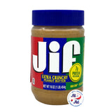 Jif - Extra Crunchy Peanut Butter / Burro d'Arachidi Croccante 454 g
