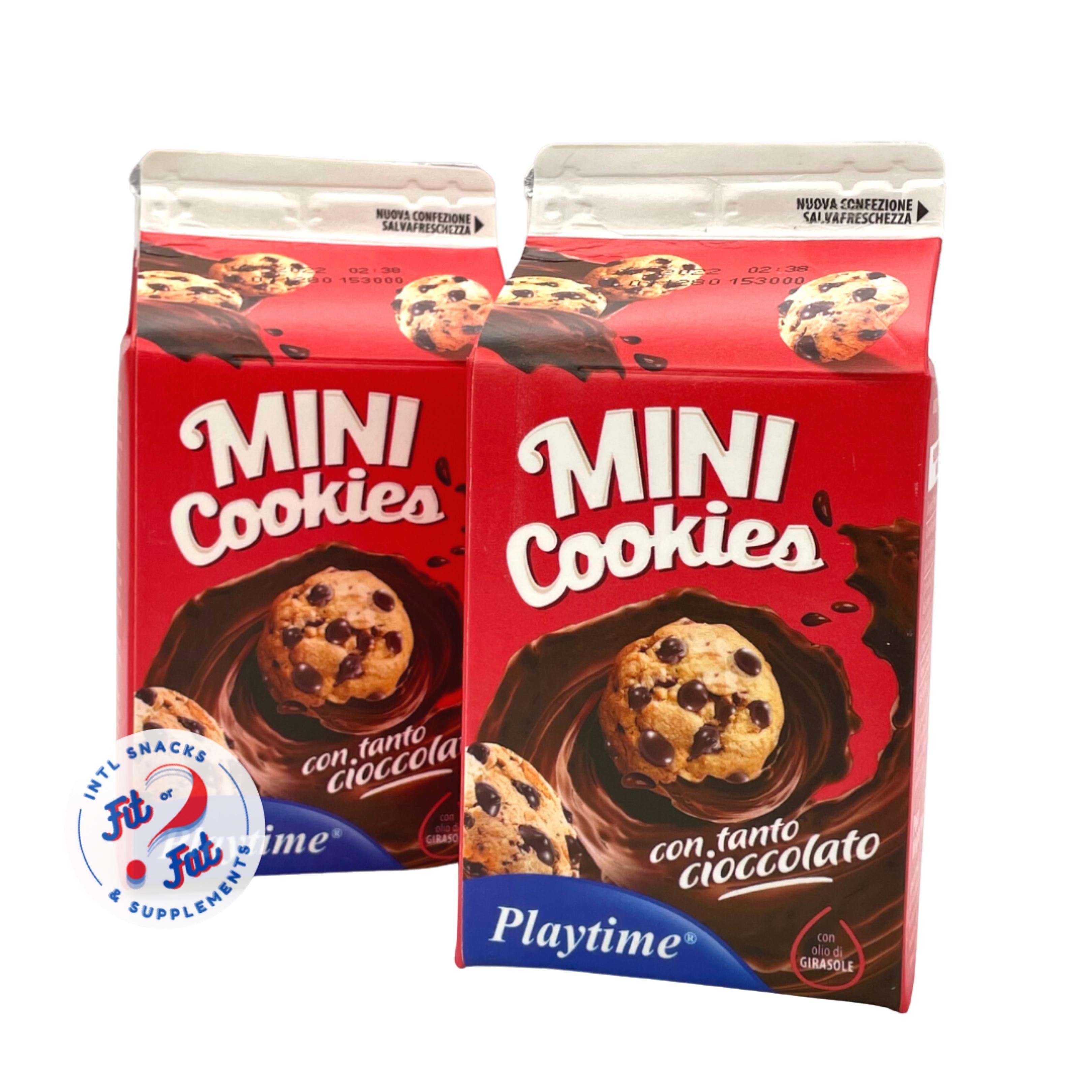 Playtime mini cookies con gocce di cioccolato