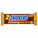 SNICKERS -  Creamy Peanut Butter Bar 18.25g x2