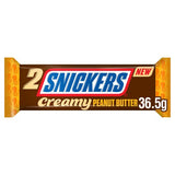 SNICKERS -  Creamy Peanut Butter Bar 18.25g x2