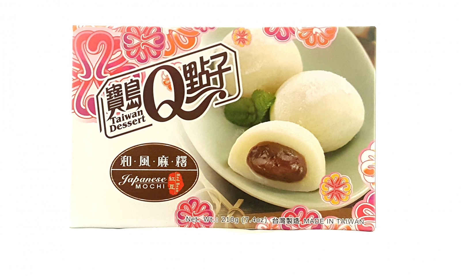 Taiwan Dessert - Japanese MOCHI gusto Red Bean 210gr OFFERTA SCADENZA 9/23